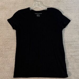 Majestic Filatures Classic Black Short Sleeve Tee